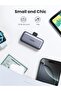 Mini Power Bank for iPhone, Foldable Kickstand, Built-in USB-C Connector, 5000mAh, 22.5W 2 Ports - 8