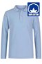 Boy's 3-Piece Long Sleeve 100% Cotton Polo Collar T-Shirt Daily and School Uniform School T-Shirt - 8