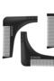 T4B LUSSONI BC 600 Professional Plastic Barber Hair Comb For Beard And Men's Hair - 2
