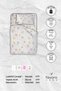 Baby 100% Cotton Dream Sweet Baby Duvet Cover Set - Pink - 8