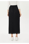 Pleated Classic Chiffon Skirt - 6