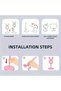 Adjustable Elevatable Phone Holder Desk Tablet Stand with Cute Rabbit Figure - 3