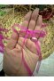 Fuchsia 6 mm Organza Ready Bow Ribbon 10 Pcs Balloon Cake Ribbon - 2