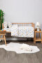 Baby 100% Cotton Astronaut Baby Bedding Set - Gray - 4