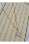 Milka Star Brand Model Chain Gold Necklace - 5
