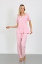 Short-Sleeved Milan Shirt Pajamas Set-Young Mother Series - 2