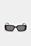 Tortoiseshell rectangular sunglasses