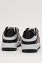 Unisex Lace-Up Sports Sneaker Shoes White - Black - 4