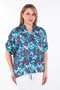 Women's Judge Collar Patterned Shirt - 4