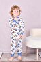 Boy/Baby 100% Cotton Pajamas Set 1850-Navy - 4
