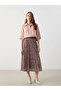 Black Shirt Collar Oversize Crepe Women's Blouse - 2