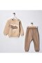 Dude Süzene Embroidered Baby Boy Two String Seasonal Bottom Top Set