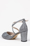 Thick Heeled Front Open Evening Dress Shoes - 4