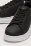Unisex High Sole Daily Sports Sneaker Shoes BLACK-WHITE - 5