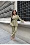 Women S Blazer Jacket & Pants Set - Reflect Your Style with Stylish Details - 5