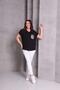 Women's Viscose Blouse with Stone Detail - 3