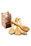 RF7289 5 Pcs Carbonized Bamboo Kitchen Tools - 4
