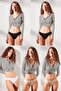 Pack of 5 Bikini Panties 523 Black/White/Skin