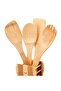 RF7289 5 Pcs Carbonized Bamboo Kitchen Tools - 5