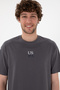 Men's Comfort Fit Crew Neck Anthracite T-Shirt 50306450-VR006 - 3