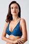 Unfilled Lace Detailed Bra C18340 Petrol - 2
