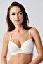Push up Lace Detailed Bra C18415 Ecru