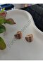 Colorful Stone Detailed Vip Earrings - 3