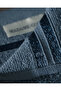 Blue Maynor Border - 2-Piece 100% Cotton Hand Towels with Floss - 5
