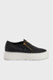 Genuine Leather Logo Thick Sole Sneaker Shoes Men's Shoes Eu40010