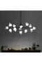 Black Crystal Chandelier, 11-Bulb Luxury Hanging Lamp, 100cm Diameter Modern Pendant Light - 5