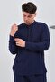 Sefa Men's Hajj and Umrah Clothing Double Suit Navy Blue - 6