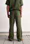 Khaki Pants with Edge Effect - 4