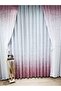New Design Top Colorful Pink-Powder Sprinkled Tulle and Right/Left Set Tulle Background Curtain