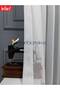 Farbateks Dikim Brillant Frosted Plain Design Model 1/2 Layer Pleated Tulle Curtain