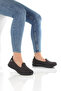 Women's Mesh Breathable Lightweight and Comfortable Slip-On Laceless Casual Ballet Sneakers - 3