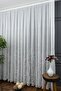 Lower Branch Pattern Model Design Does Not Want Iron Non-Wrinkle 1/3layer Pleated Tulle Curtain - 5