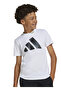 White - Black Boys' Printed T-Shirt Jc9659-J Bl Tee 160 - 2