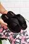 Modafrato Smt-02 Cross Women's Indoor Slippers Winter Wool Slippers - 5