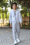 Zippered Boys' Bottoms and Tops Tracksuit Set - 3