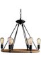 Loft Antique Round Hanging Lamp Retro Hemp Rope Pendent Beautiful Lamps 6 Heads Vintage Pendant Lamp