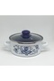16 cm 1.5 Liter Poppy Enamel Pot