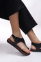 Halyriani Women's Sandals 0012837 Black - 5