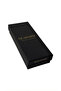 ربطة عنق ومنديل فاخر منقوش باللونين الأبيض والأسود مع صندوق هدايا - 4