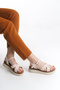 Women's Daily High Sole Cross Model Comfortable Sandals - 3