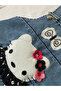 Baby Girl Badiled Denim Dress - 4