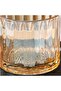 Retro Amber Bead Glass Glass with Handle Set of 4 300 ml - 5
