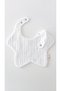 2-Piece Star Beige-Byz 100% Cotton Organic 8-Layer Muslin Baby Drool Bib / Baby Bib /Nickel Free - 3