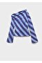 Striped Asymmetrical Blouse - 3