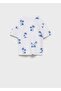 T-Shirt with Palm Print - 3