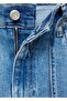 Wideleg Jean Pants with Low Rise Belt - 5